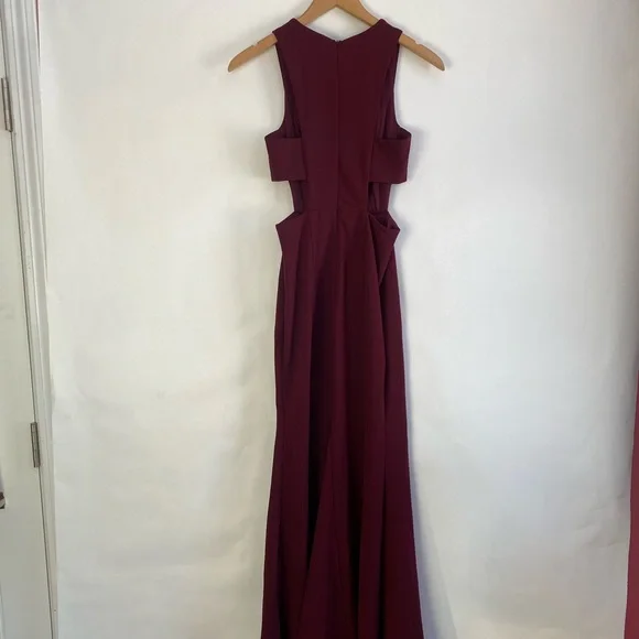 Lulus Loving Embrace Burgundy Cut Out Sleeveless Maxi Dress - Picture 6 of 13